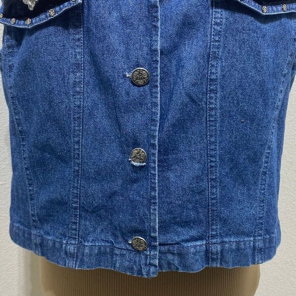 Denim Velvet Vest Angel Accents Cherub
Jeans Unique Stongebridge Size 12 - Picture 4 of 8